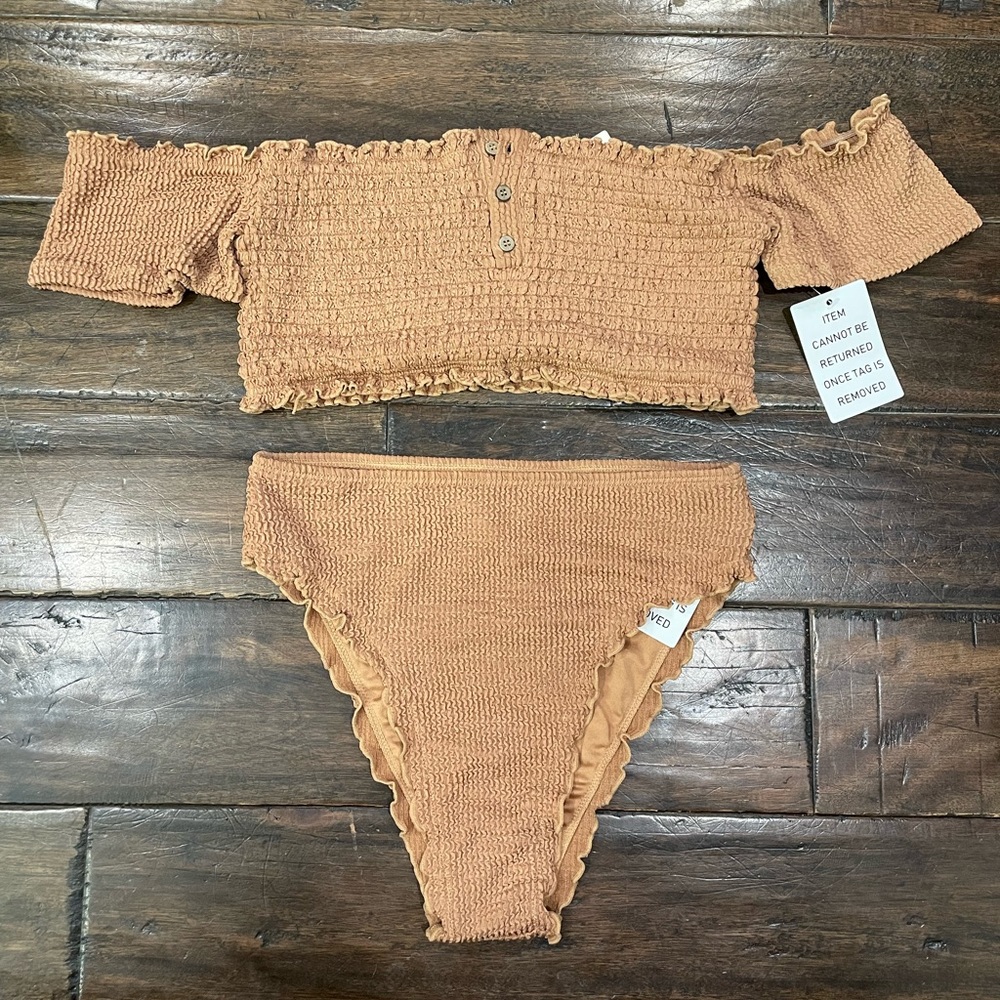 NWT Joy Folie SERENA BIKINI IN CLAY size XS